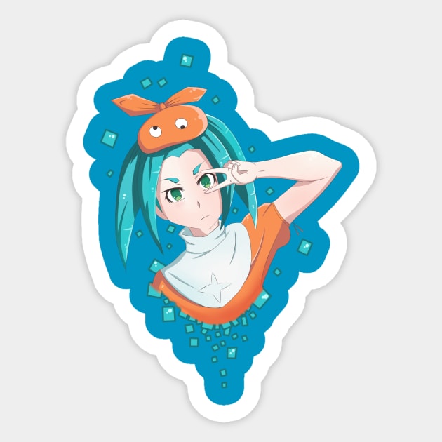 Yotsugi Ononoki Sticker by Shiro743